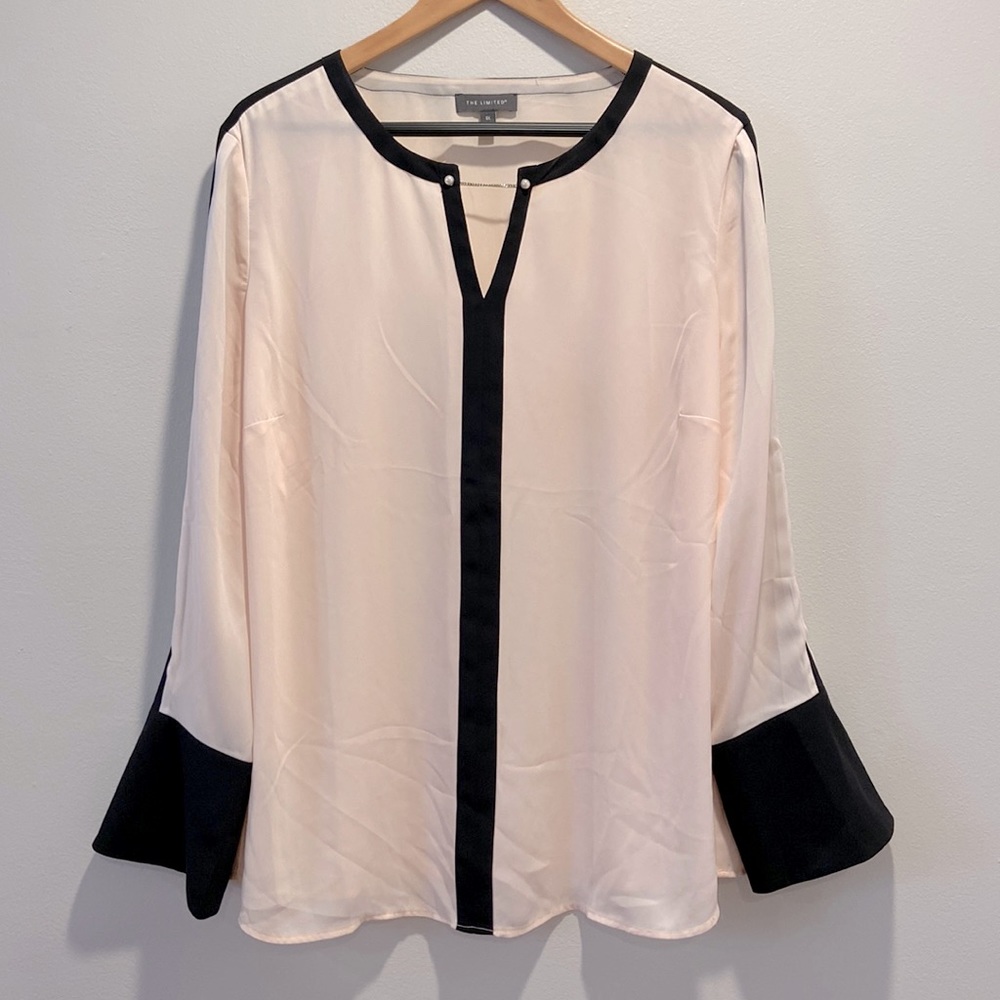 The Limited Pink Chiffon Blouse Women Plus Size 1X